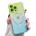 Husa Apple iPhone 13 Pro, Magsafe Gradient TPU, geam protectie camere, albastru/verde