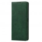 Husa Samsung Galaxy A15, Elegant Book Case, inchidere magnetica, verde