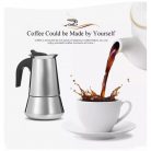 Cafetiera, espresso maker, otel inoxidabil, 300 ml, 6 cesti