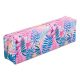 Penar neechipat CNX Floristic, 1 fermoar, textil, 20 x 6 x 3 cm, roz