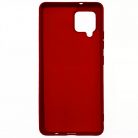 Husa Huawei P40 Pro Luxury Silicone, catifea in interior, rosu burgundy