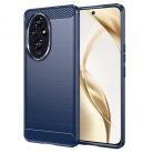 Husa protectie Honor 200 Pro, Carbon Stripe, TPU flexibil, albastra