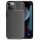 Husa Apple iPhone 14 Pro, Carbon Fiber, TPU moale cu aspect carbon, neagra