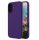 Husa Apple iPhone 16 Plus, Luxury Silicone, catifea in interior, indigo