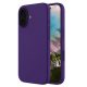 Husa Apple iPhone 16 Plus, Luxury Silicone, catifea in interior, indigo