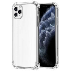   Husa Apple iPhone 11, TPU transparent, intarituri in colturi, grosime 1,5 mm