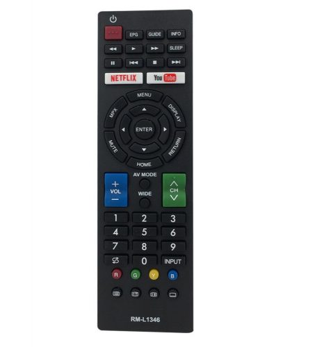 Telecomanda pentru SHARP TV LCD Elworld RM-L1346, taste Netflix si Youtube