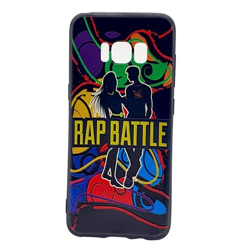 Husa de protecție Samsung Galaxy S8, hibrid TPU + PC, model Rap Battle