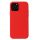 Husa Apple iPhone 12 /iPhone 12 Pro, Luxury Silicone, catifea in interior, rosu