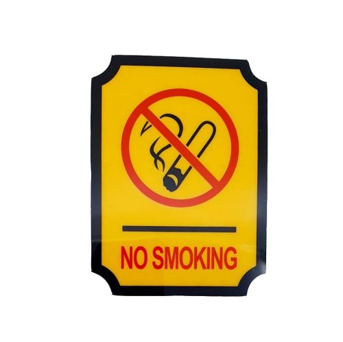 Indicator "No smoking", autoadeziv, 11.5 x 8.5 cm