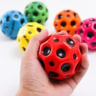 Minge saltareata Super Space Ball, 7 cm, negru/roz