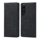 Husa Samsung Galaxy A55, Elegant Book Case, inchidere magnetica, neagra