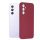 Husa Samsung Galaxy A13 5G / A04s / A04, Luxury Silicone, protectie camera, catifea in interior, rosu burgundy