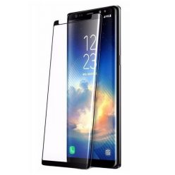   Folie de sticla Samsung Galaxy Note 8, Full Glue 3D, margini curbate, negre