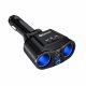 Modulator FM Bluetooth A9, Dual USB max. 4.8A, 2 adaptoare bricheta (splitter), Hands Free, ecran LED, negru