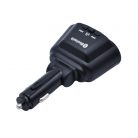 Modulator FM Bluetooth A9, Dual USB max. 4.8A, 2 adaptoare bricheta (splitter), Hands Free, ecran LED, negru