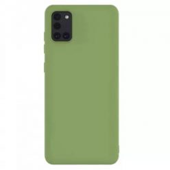 Husa Samsung Galaxy A41 Matt TPU, silicon moale, verde kaki