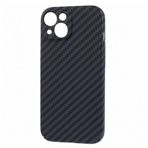 Husa Apple iPhone 12, iPefet Carbon, textura kevlar, neagra