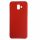 Husa protectie Samsung Galaxy J6 Plus, Silicone Cover, interior catifea, rosie