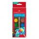 Set 12 acuarele Faber-Castell, pensula inclusa