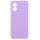 Husa protectie Oppo A78 4G, Luxury Silicone, catifea in interior, protectie camere, mov lila