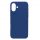 Husa protectie Apple iPhone 16 Plus, Matt TPU My Choice, silicon moale, albastru incchis