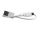 Cablu de incarcare MicroUSB, 15 cm, 1A, alb