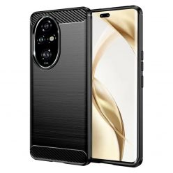   Husa protectie Honor 200 Pro, Carbon Stripe, TPU flexibil, neagra