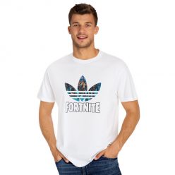   Tricou personalizat alb, copii/adulti, design AdiFortnite, modal, diverse marimi