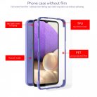 Husa Samsung Galaxy A52 / A52s, Luxury 360° (fata + spate), catifea in interior, protectie camere, mov