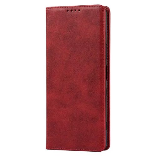 Husa Samsung Galaxy A20s, Elegant Book Case, inchidere magnetica, rosie