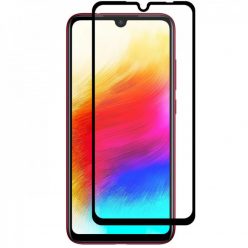 Folie de sticla Xiaomi Redmi 7, Full Glue Lion margini negre