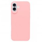 Husa protectie Apple iPhone 16, Matt TPU My Choice, silicon moale, roz pal