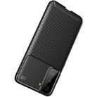 Husa Carbon Fiber pentru Xiaomi Mi 10T Lite Plus, aspect carbon, neagra