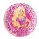 Set 8 farfurii de carton Barbie, 23 cm, cu licenta