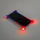 Husa bumper universala pentru telefon, din silicon, LED-uri in colturi, multiocolora