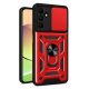 Husa Samsung Galaxy A05s, Camshield Armor, inel sustinere, protectie camera, rosie