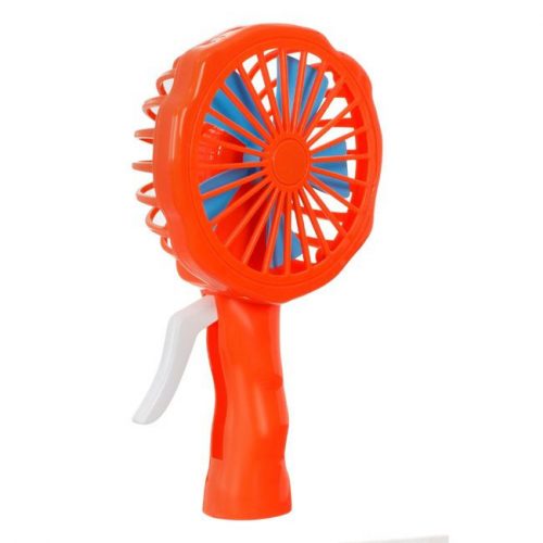 Ventilator portabil pentru copii, 18 cm, portocaliu