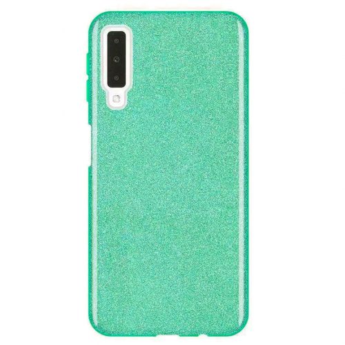 Husa Luxury Glitter pentru Samsung Galaxy A7 2018, verde