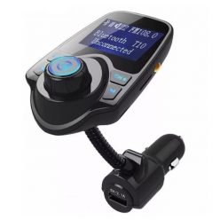   Modulator FM Andowl Q-B73, Bluetooth, 1 port USB, handsfree, brat ajustabil, ecran LED, negru