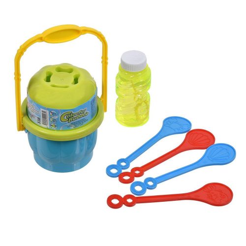 Set baloane de sapun cu galeata si 4 stick-uri, 120ml