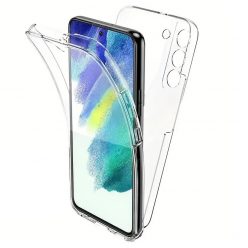   Husa protectie Samsung Galaxy A24 (fata + spate), Fully PC & PET 360°, transparenta