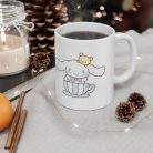 Cana ceramica personalizata, design Cinnamoroll, 330 ml, alba