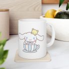 Cana ceramica personalizata, design Cinnamoroll, 330 ml, alba