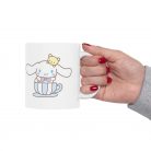 Cana ceramica personalizata, design Cinnamoroll, 330 ml, alba