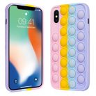 Husa antistres tip Pop It! pentru iPhone XS Max, multicolora