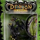 Figurina dragon cu doua capete Dragon Flying, verde