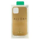 Husa de protectie Jelly All Day pentru Apple iPhone 12 Mini, silicon jelly auriu