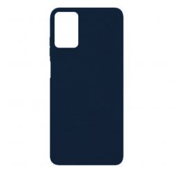   Husa protectie Motorola Moto E13, Matt TPU, silicon moale, albastra
