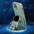 Husa Xiaomi Redmi Note 12 4G, Astronaut Case, protectie camera, functie stand expunere, albastru mint